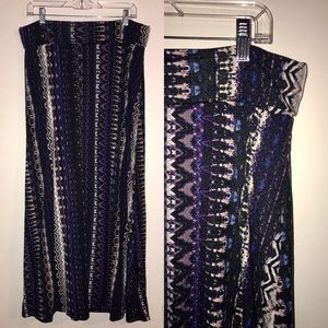 Mossimo Boho Maxi Skirt Size L